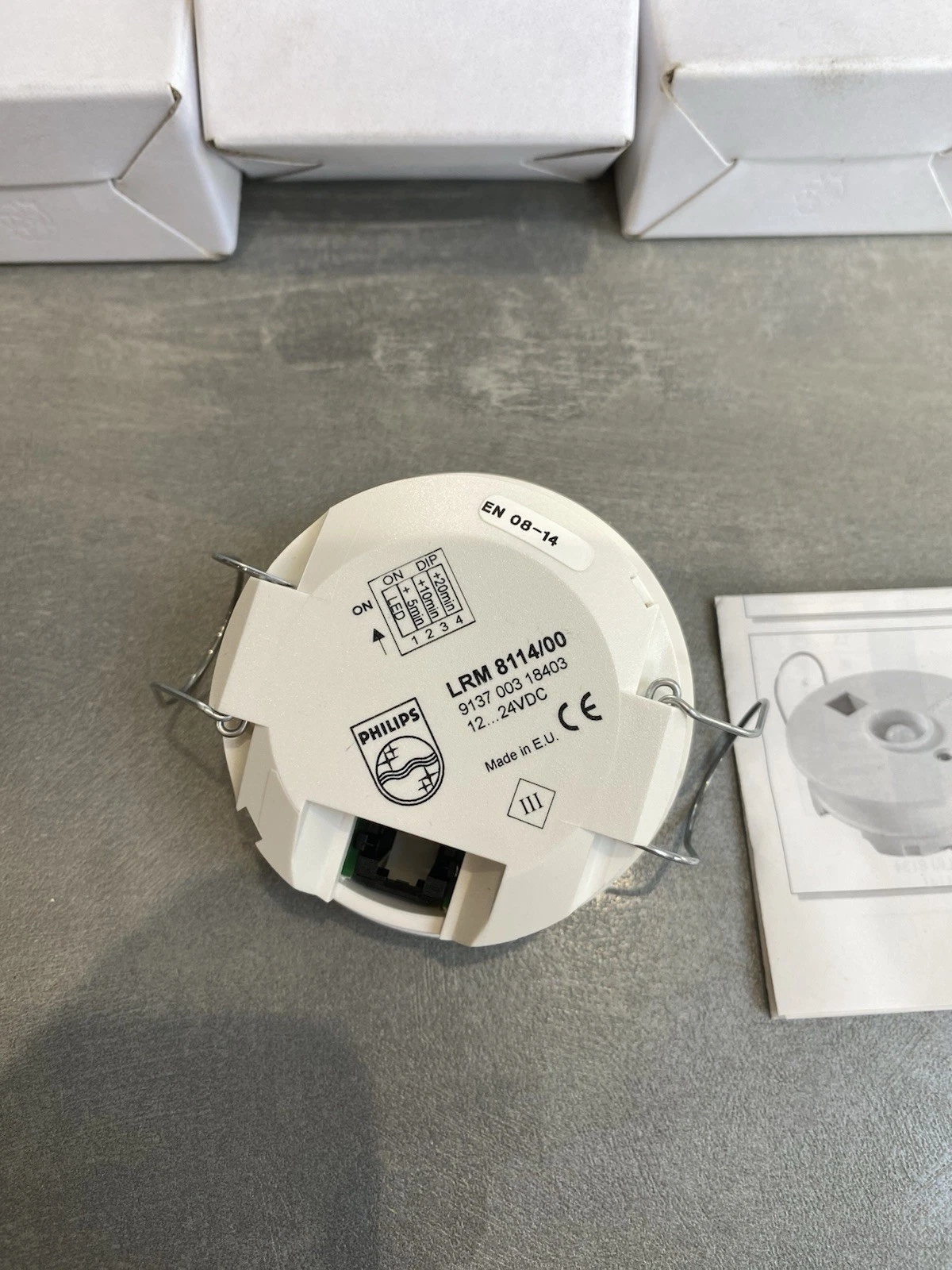 12x Philips LRM 8114/00 Movement Detector LED Ceiling Mounted Brand New 5
