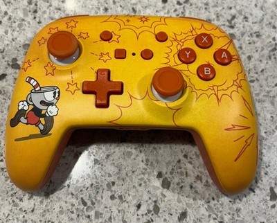 TESTED PowerA Nintendo Switch Wireless Cuphead Yellow Orange Controller