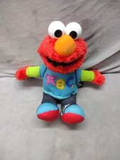 Sesame Street Elmo Singing ABC Plush Stuffed Animal 12 Inches Tested and Works