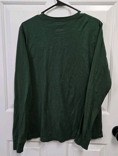 Nike Men's Sportswear Club Long-Sleeve Size S, Dark Green - Picture 2 of 3