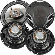 ALPHASONIK 6.5" 3 WAY FULL RANGE SPEAKER SYSTEM PACKAGE CAR AUDIO AS265P