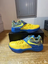 Men’s Size 9.5-11.5 Nike Zoom KD 4 Scoring Title Blue Lemon Twist FZ5916-400