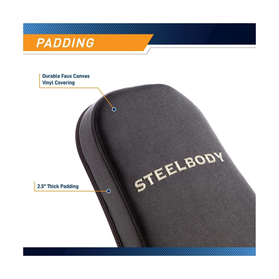 Steelbody 豪华实用举重凳适用于家庭健身房举重和力量... — 第 3/4 张图片