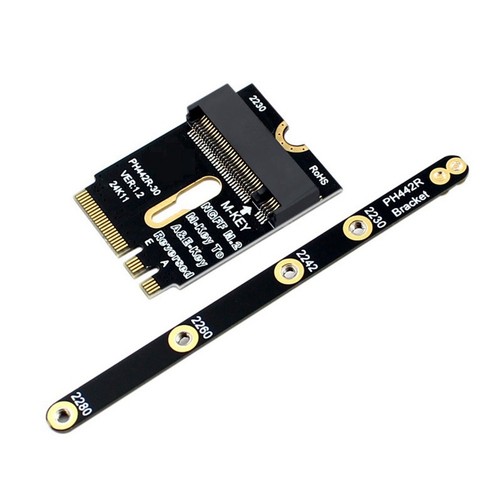 M.2-WLAN-Adapter, M.2-WLAN zu NVMe-SSD-Adapter, PCIe4.0 zu M2 NGFF Key A+E,7716