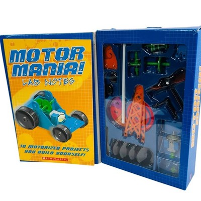 Scholastic Toys Motor Mania You Build It Electronic Science Construction Kit