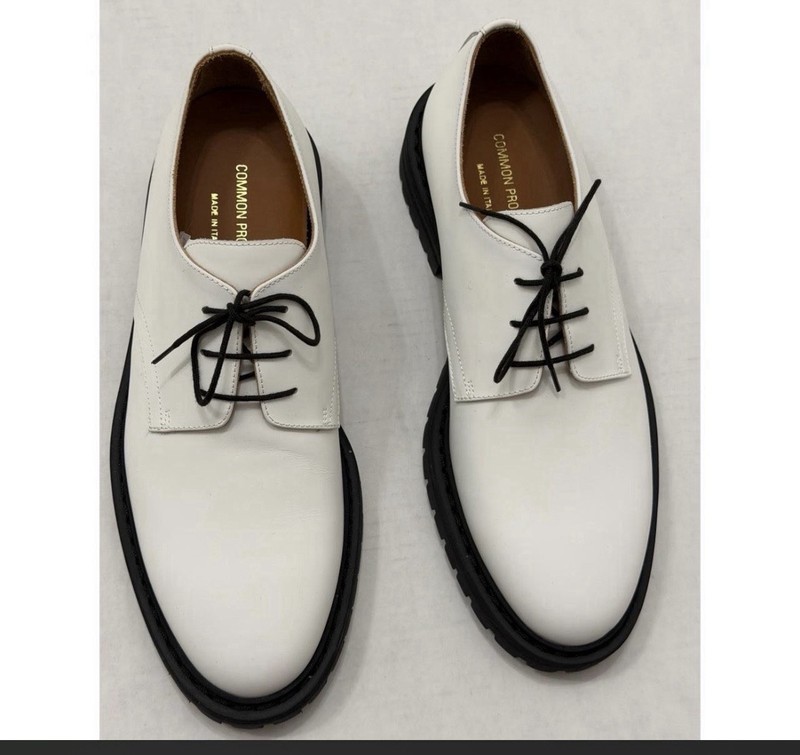 Common Projects White Officer’s Derby Shoes 42/9