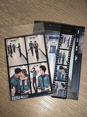 Offizieller Lezhin Pop Up Maler der Nacht CCTV Film keine Fotokarte Korean Manhwa