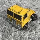 Vintage Hot Wheels Redline Road King Semi Cab Yellow Hong Kong Diecast Toy