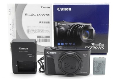 【TOP MINT in Box】Canon PowerShot SX 730 HS Black Digital Camera From Japan 