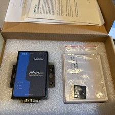 MOXA NPort 5110 Serial Device Server RS-232 to Ethernet New Old Stock"