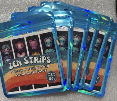 ZEN STRIPS | Sensory Strips Help CALM & FOCUS | New! | Sand Cuties S8 | Set Of 6