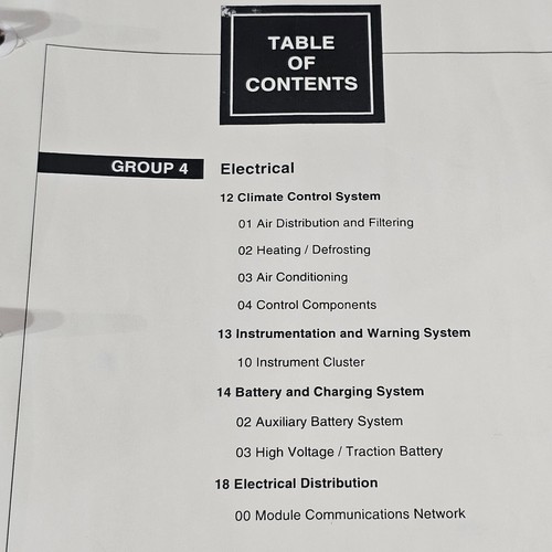 RARE 1998 Ford Ranger EV Workshop Manual Supplement + EVTM – OEM Electric... - Bild 2 von 14