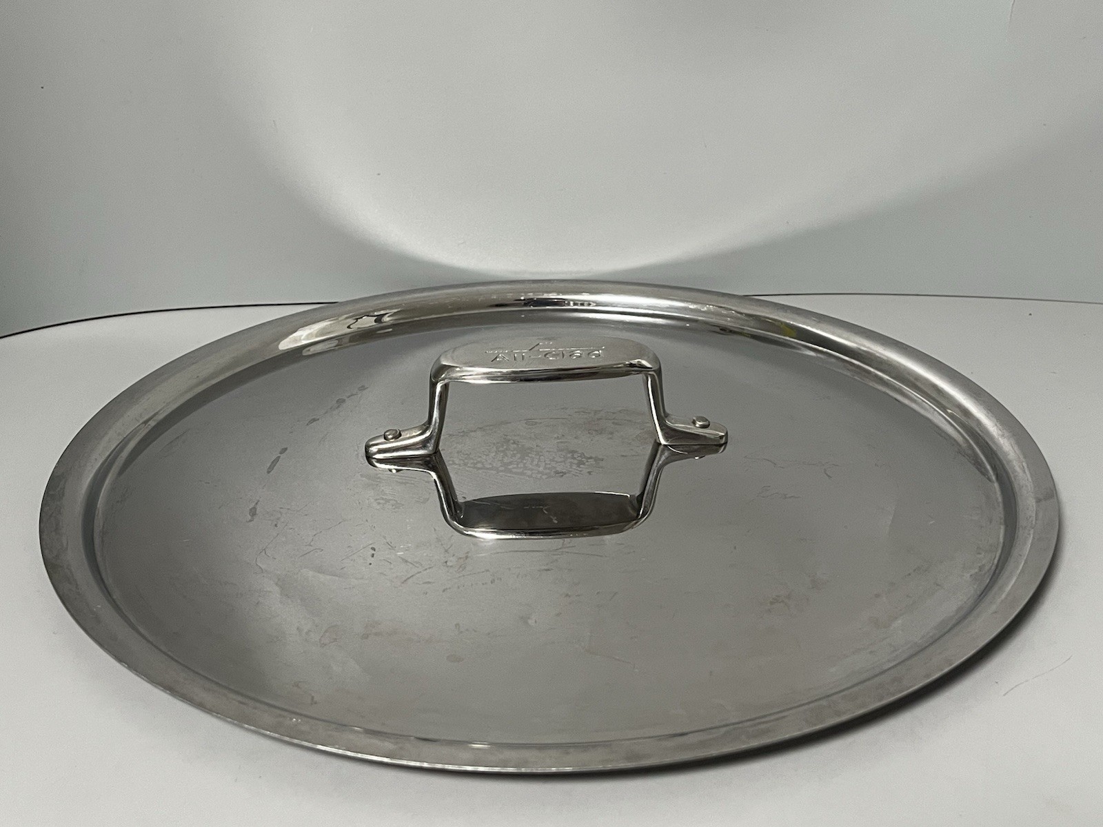 All-clad Stainless 13” Inch Outside Diameter,  12” Inside Pot Pan Lid Only