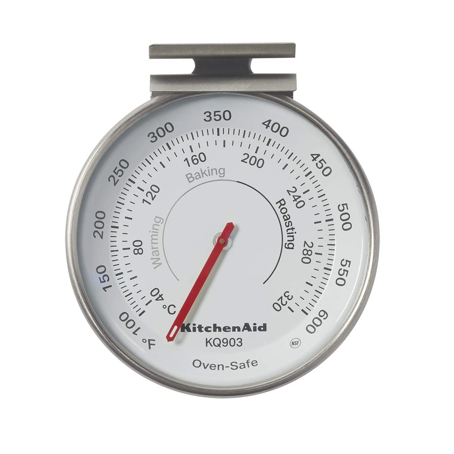 KitchenAid 3-in Dial Oven TEMPERATURE RANGE: 100F to 600F, Stainless Steel