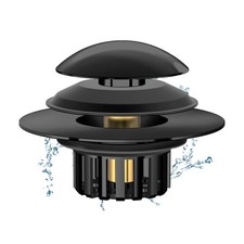 2 in 1 Tub Stopper Bathtub Drain Hair Catcher with Dual Filtration Design, An...