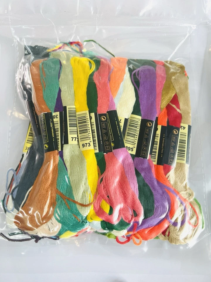 Friendship Bracelet Embroidery Thread-Lot of 3- 50 Skeins ea/150 Total Assorted - Image 3 of 4