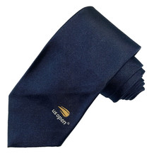 RALPH LAUREN POLO Men  s Affiliation US OPEN Blue Silk Tie/ Italy 58  