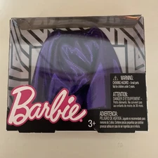 Barbie FASHIONISTAS Fashion Pack Separates Metallic Purple High Low Skirt 2017