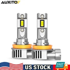 OXILAM H11 LED Headlight Kit Low Beam Bulb Super Bright 6500K HID White 6000LM H