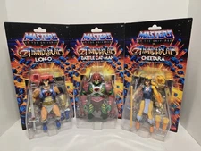 Masters of the Universe Thundercats Battle Cat-Man CHEETARA Lion-o Lot Unpunched