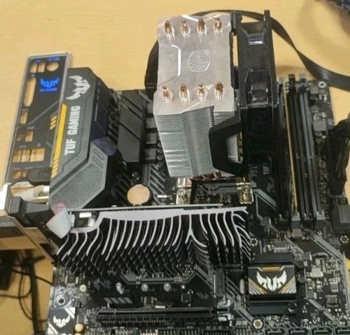 Kit Carte Mère Asus TUF B450 gaming+ Ryzen 5 2600x+16Go DDR4+Ventirad CG+ ssd480