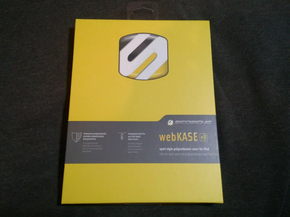 New Scosche webKASE P3 Sport Style Polycarbonate Cover for iPad (Yellow or Teal) - Image 4 of 4