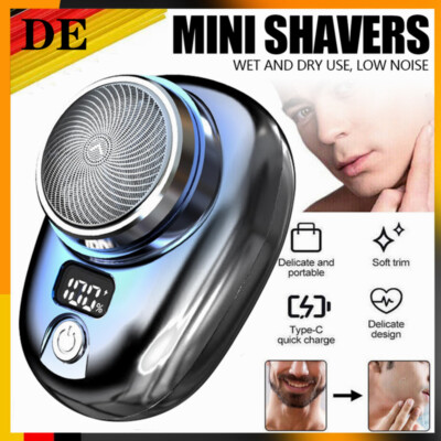 Elektrischer Rasierer für Männer, USB MINI-SHAVE PORTABLE ELEKTRIC SHAVER Neu DE