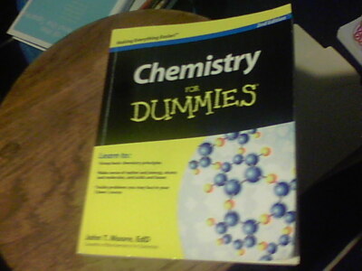 Chemistry for Dummies® by John T. Moore (2011, Trade Paperback ...