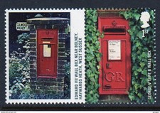 Great Britain 2009 single 1st Smiler Sheet commemorative stamp with label.
