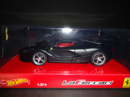 Hot Wheels Ferrari LaFerrari 2013 Matt Black 1/24 - Photo 1 sur 3