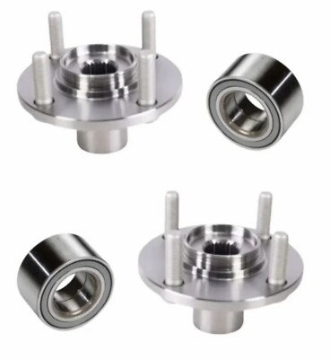 Pair Of Front Wheel Hub Bearing Assemblies For Honda Insight 2000-2006 – Fits LH & RH Sides, OE-Style Replacement