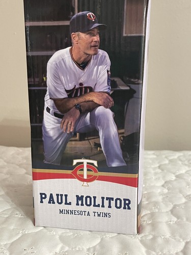RARE 2015 Minnesota Twins Paul Molitor Manager SGA Bobblehead Doll, NEW IN BOX - Picture 10 of 10
