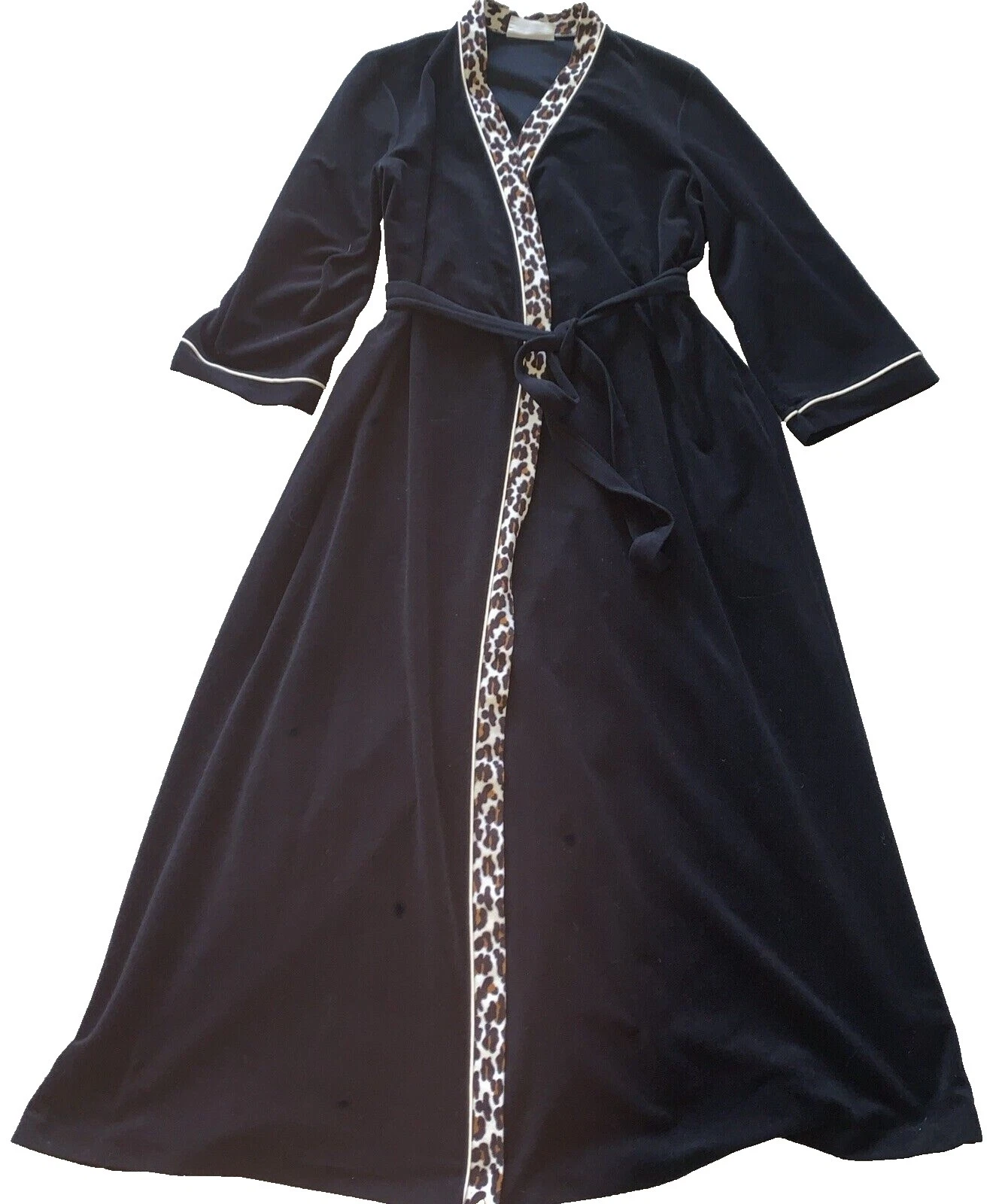 Negro Vanity Fair Pijamas y batas Vintage para Mujeres