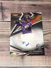 Colorado Rockies Juan Guerrero 2022 Bowman's Best of 2022 Autographs #B22-JG