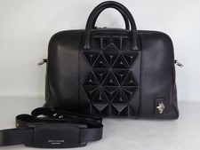 Sofia  Al Asfoor Arabia Xl Satchel Crossbody Bag Black Made In Spain