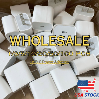 Wholesale 20W USB-C Power Adapter Fast Charger Block For Apple iPhone 14 12 13 X