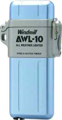 NEW Windmill Turbo Lighter AWL-10 Waterproof Windproof Refillable - Blue color