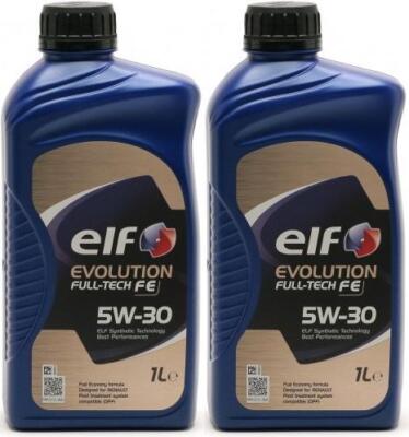 Elf Evolution Full Tech FE 5W-30 Motoröl 2x 1l = 2 Liter