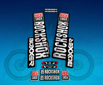 PEGATINAS STICKERS HORQUILLA ROCK SHOX BOXXER 2018