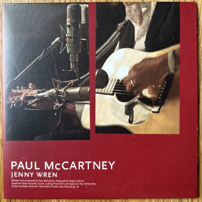 Paul McCartney - Jenny Wren - Single Cd Promo - New - Never Used or played.