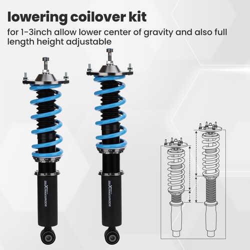 Ammortizzatore Coilover Regolabile 24 Vie Per Mazda MX-5 I NA 90-93 - Foto 4 di 12