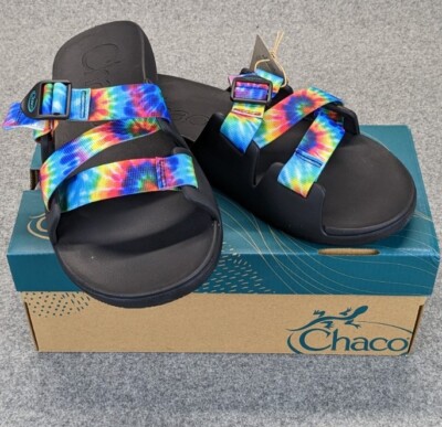 NEW CHACO men\'s chillos slide in dark tie dye s-l400.jpg main image 2