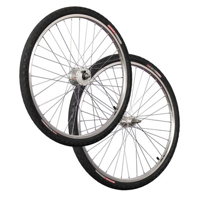 Laufrad 26 Zoll Satz Set Hohlkammer Shimano Dynamo DH-C3000 + Fahrrad Reifen