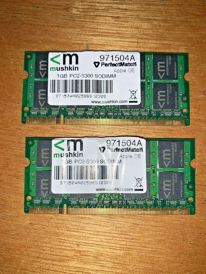 Mushkin PC2-5300 SODIMM (2x1GB) 2GB - Image 3 of 4