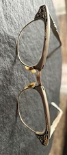 Vintage Cat Eye Glasses 4 1/4 5 1/2 alum