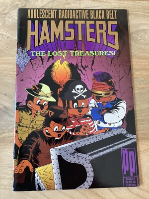 Adolescent Radioactive Black Belt Hamsters The Lost Treasures # 1 1993