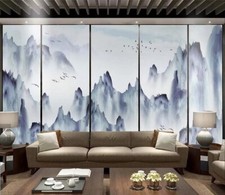 3D Gray Mountain ZHUA4874 Wallpaper Wall Mura...