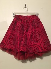 THE CHILDREN'S PLACE Red Girls Kids Flare Skirt Holiday Size 6X/7