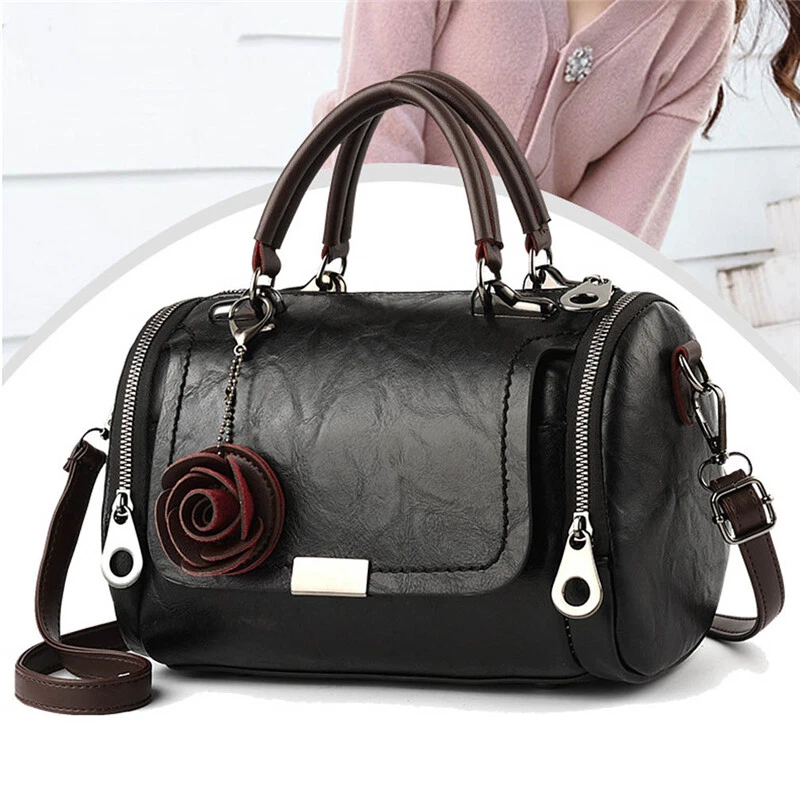 All leather handbags hot sale