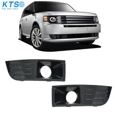 New Fog Light Trim Cover For Ford Flex 2009-2012 Driver&Passenger Black Factory